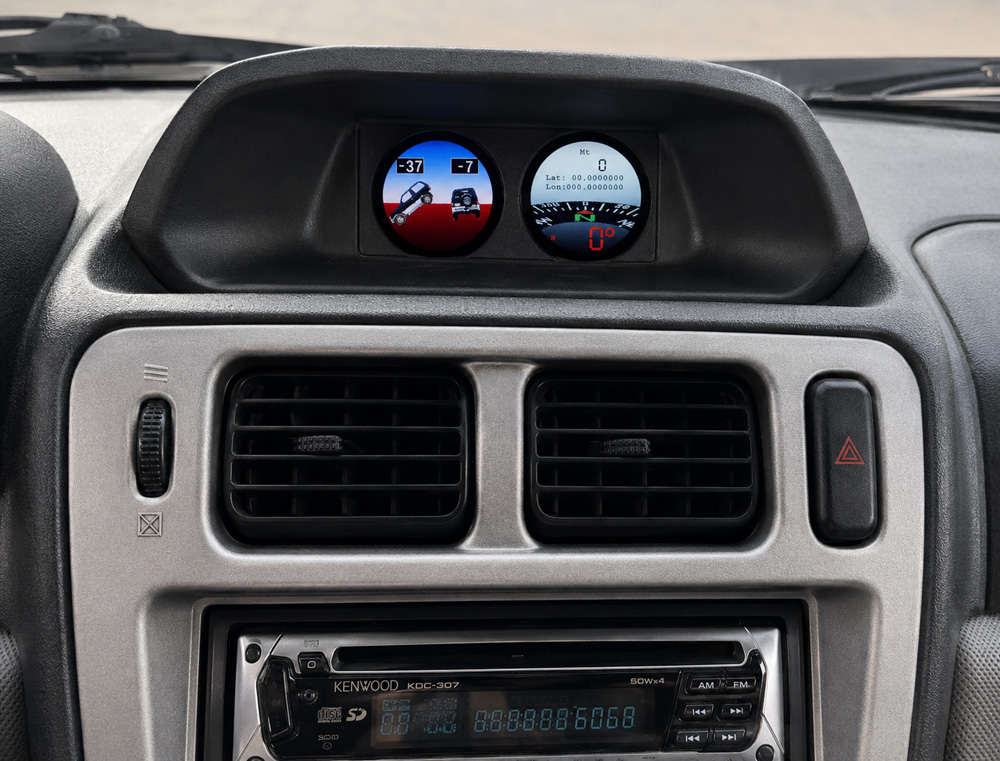 I-Meter MI510 doppio Indicatore multiplo per MITSUBISHI PAJERO IO-TR4-PININ 1998-2015 (modello squadrato) - Image 10