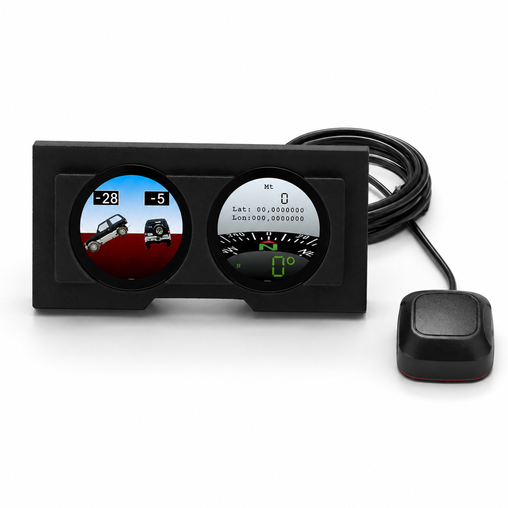 I-Meter MI510 doppio Indicatore multiplo per MITSUBISHI PAJERO IO-TR4-PININ 1998-2015 (modello squadrato) - Image 7