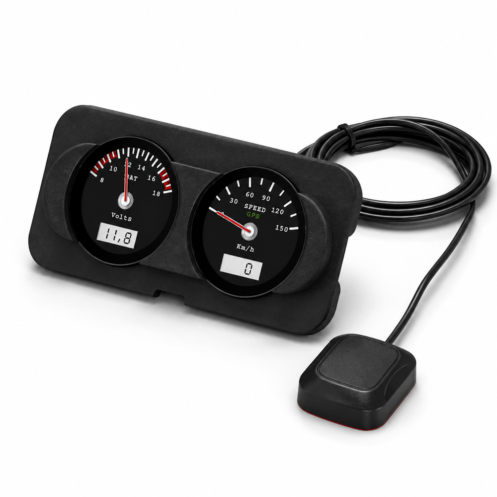 I-Meter MI520 doppio Indicatore multiplo per MITSUBISHI PAJERO IO-TR4-PININ 1998-2015 (modello arrotondato) - Image 3