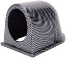 Supporto singolo universale per manometri da 52mm carbon look