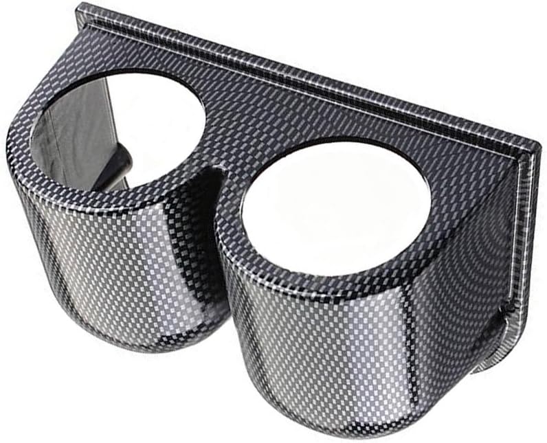 Supporto doppio universale per manometri da 52mm carbon look - immagine 5